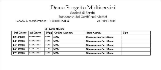 Stampa Certificati